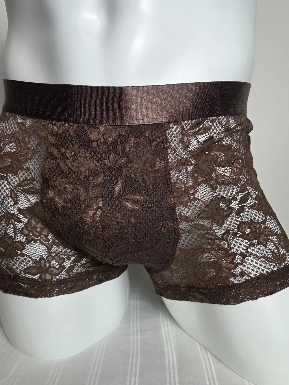 Cosabella Brown Lace Boxer Briefs